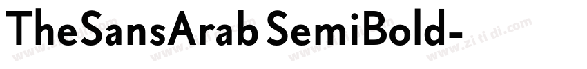 TheSansArab SemiBold字体转换 TheSansArab SemiBold字体转换
